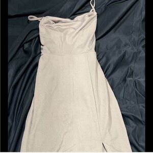 Birdy Grey Strapless Cream Dress